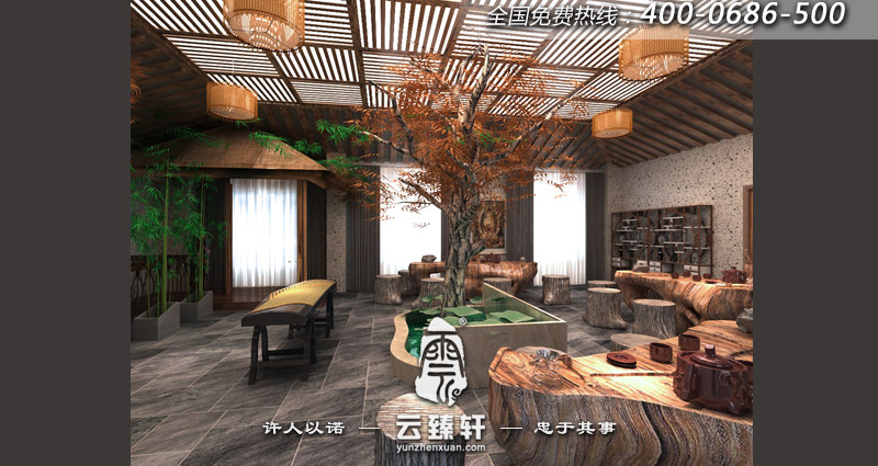 有品味茶莊設計效果圖